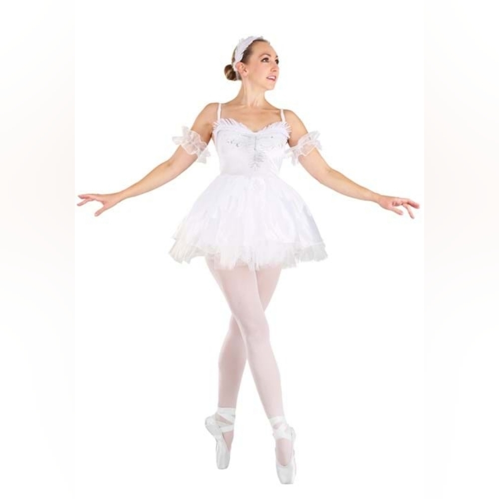 NIB White Swan Ballerina Costume for Women- M- Halloween, Performance, Cosplay